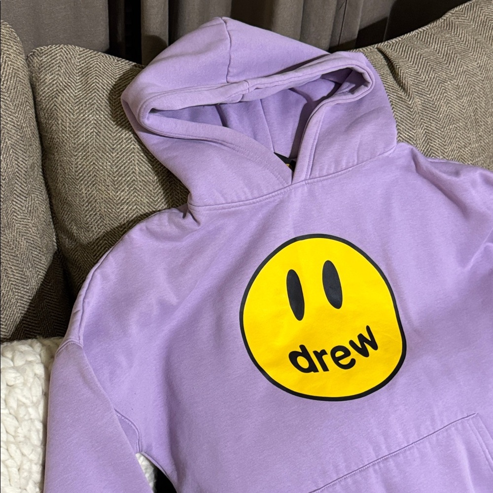 DREW House Lavender Pullover Long Sleeve Unisex Hoodie Adult Medium - Picture 4 of 16